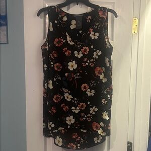 Floral Sleeveless Women's Top
